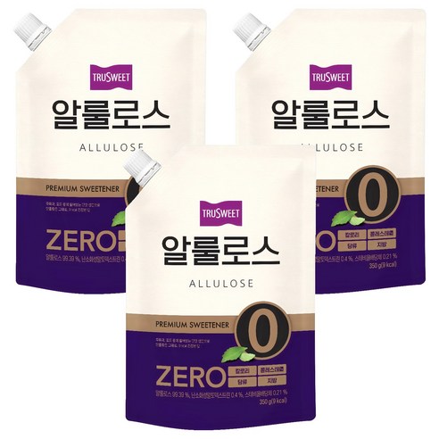 트루스위트 알룰로스 분말, 350g, 3개