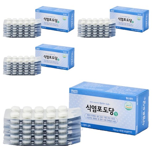 엘시엠제약 헬스데이 식염포도당정, 42g, 4개