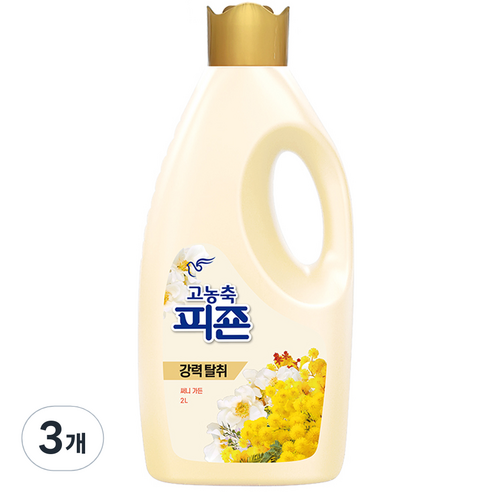 고농축 피죤 강력탈취 오리지널 써니가든 섬유유연제, 2L, 3개