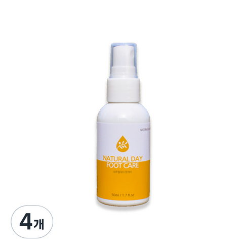 내추럴데이 풋케어 스프레이 50ml, 1개입, 4개
