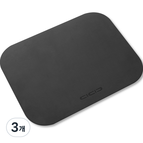 CICIC JM8 줄넘기 매트, 블랙, 3개