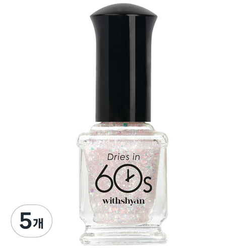 위드샨 60초 매니큐어 9ml, M96 유니콘드림, 5개