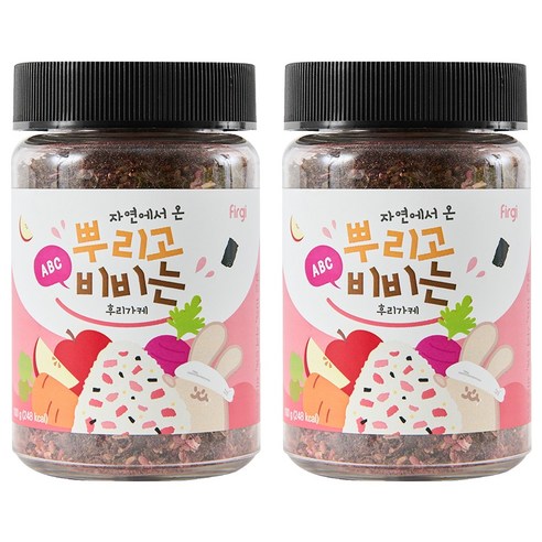 퍼기 자연에서 온 뿌리고 비비는 후리가케, ABC, 100g, 2개