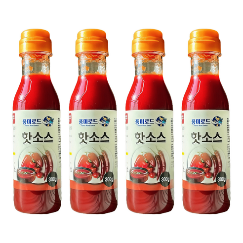 풍미로드 핫소스, 300g, 4개