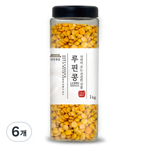 건강곡간 루핀콩, 1kg, 6개