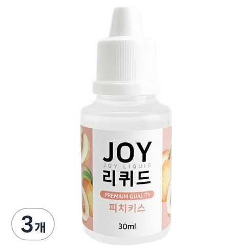아로마조이 조이리퀴드 슬라임 향료 30ml, 3개, 피치키스