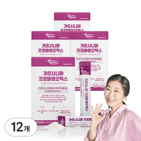 비타민마을 퍼펙트바이오틱스 가르시니아 프로바이오틱스, 49g, 12개