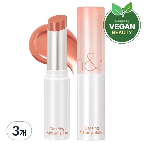 롬앤 글래스팅 멜팅 밤, 01 코코 누드, 3.5g, 3개