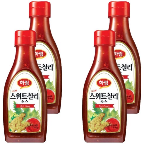 하림 뉴 스위트 칠리 소스, 300g, 4개