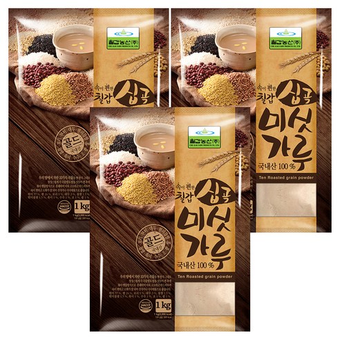 칠갑농산 십곡 미싯가루, 1kg, 3개