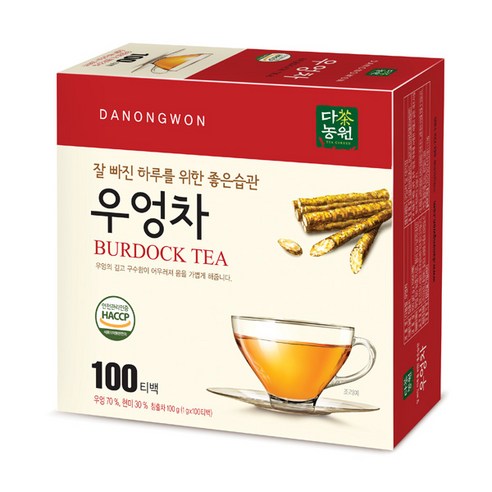 다농원 우엉차 티백, 1g, 100개입, 2개