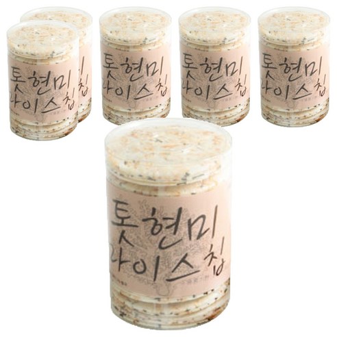 새벽바다 톳현미라이스칩, 120g, 6개