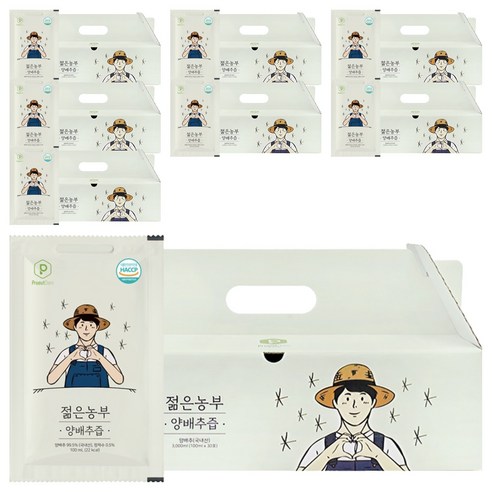 푸릇담 국내산 젊은농부 양배추즙, 3L, 8개