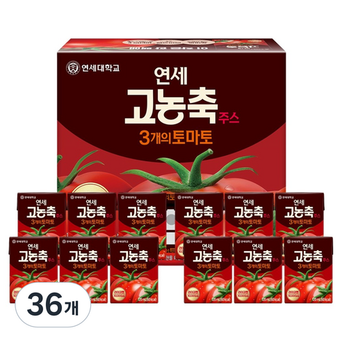 연세우유 고농축주스 3개의 토마토