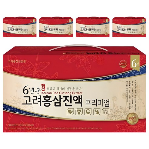 고려홍삼진흥원 6년근 고려홍삼진액 프리미엄, 50ml, 150개