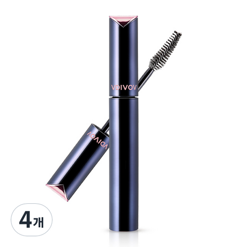 비디보브 아이컷 마스카라 8g, 01 롱앤컬링, 4개