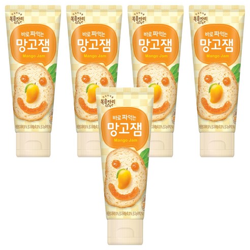 복음자리 바로 짜먹는 망고잼, 100g, 5개