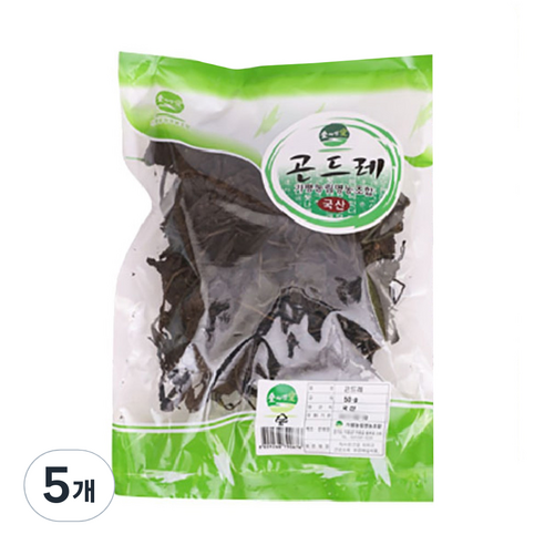 숲자연애 곤드레, 50g, 5개