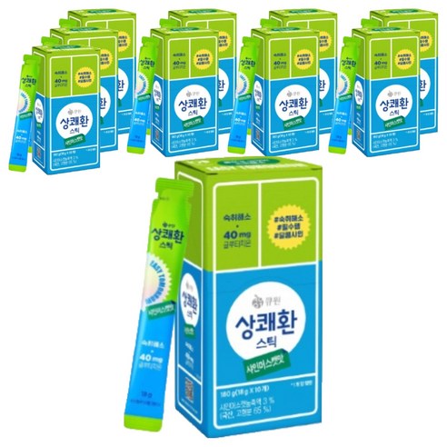 상쾌환 샤인머스캣맛 숙취해소스틱, 18g, 100개