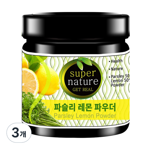 스타일쿡 파슬리 레몬 파우더, 3개, 100g