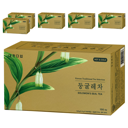 대한다업 둥굴레차, 1.2g, 6개, 100개입