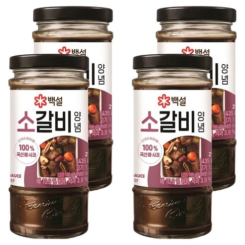 백설 소갈비 양념, 290g, 4개