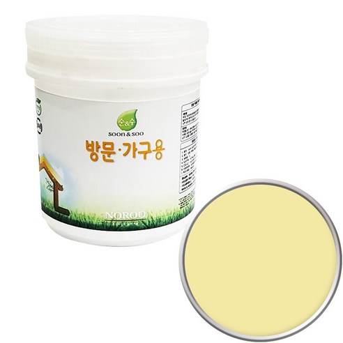 순앤수 방문 가구용 페인트 1L, 레몬티 NR3198, 1개