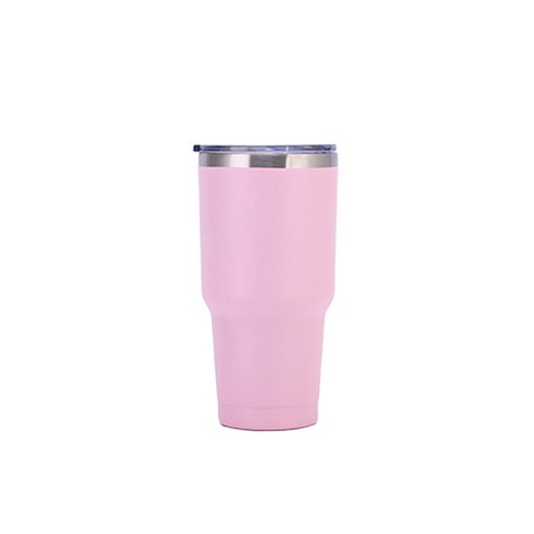 차이나다 단색 자동차 텀블러, 핑크, 900ml