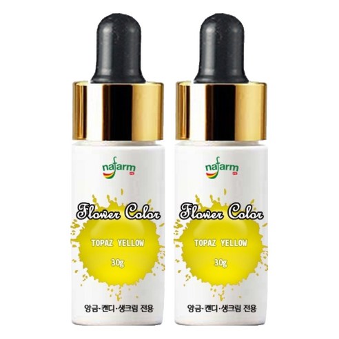 내팜 플라워 아이싱칼라, 30g, 2개