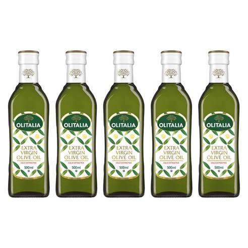 올리타리아 엑스트라버진 올리브유, 500ml, 5개