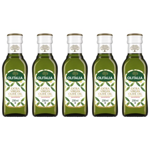 올리타리아 엑스트라버진 올리브유, 250ml, 5개
