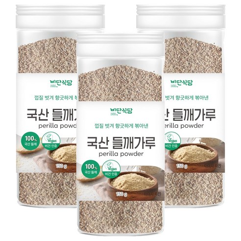 비단식당 국산 들깨가루, 150g, 3개