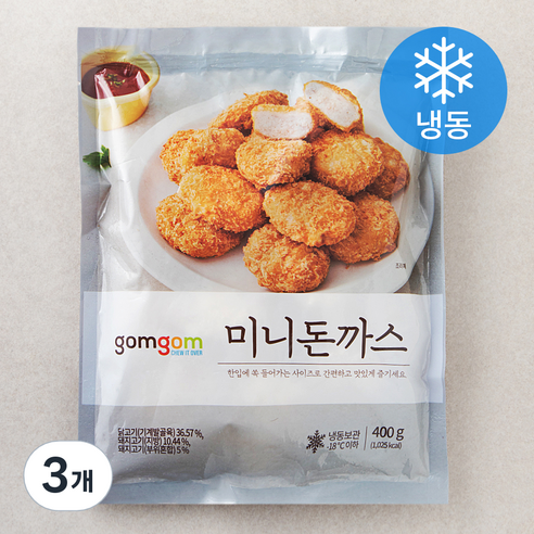 곰곰 미니돈까스, 400g, 3개