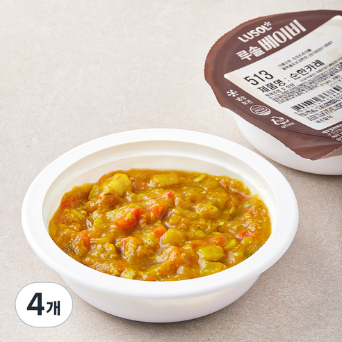 루솔 베이비 순한카레 513, 120g, 4개