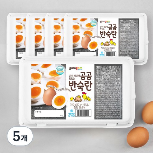 곰곰 반숙란 (냉장), 15구, 5개