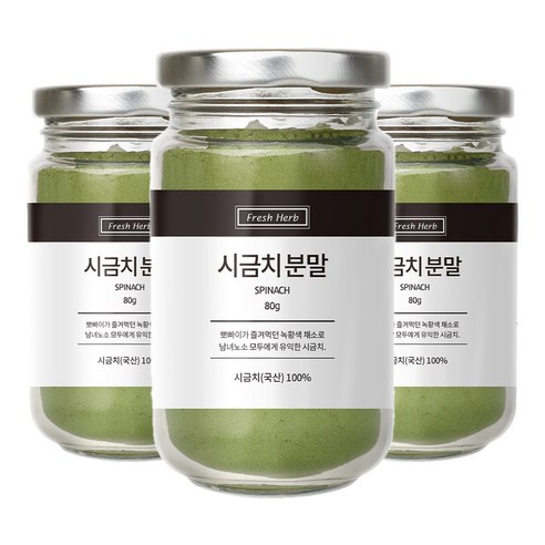 신선약초 시금치분말, 80g, 3개