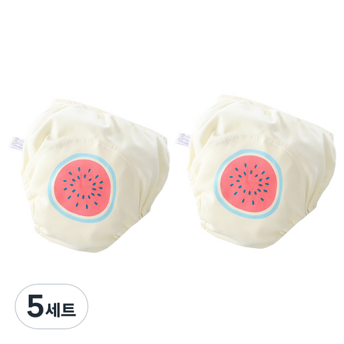 베베니즈 후르츠 유아 배변훈련팬티 2p, 워터멜론, 5세트