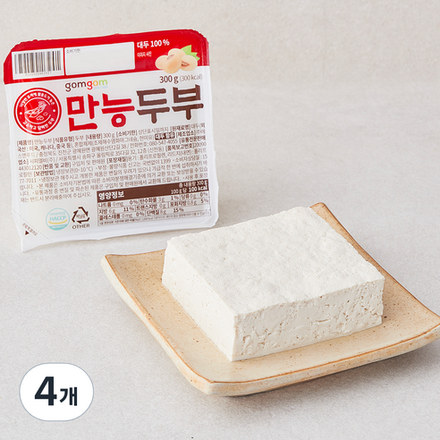 곰곰 만능두부, 300g, 4개