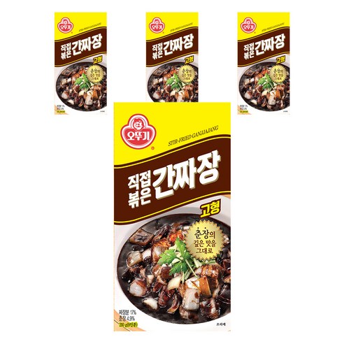 오뚜기 직접 볶은 간짜장 고형, 210g, 4개