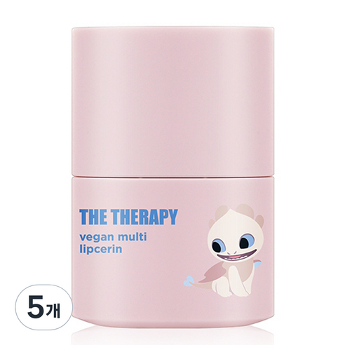 더페이스샵 더테라피 비건 멀티 립세린, 5개, 15ml