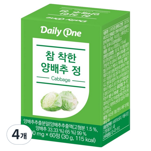 데일리원 참 착한 양배추 정 30g