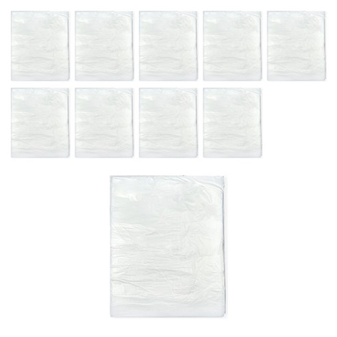 월드크린 분리수거 배접 비닐봉투 백색 20p, 40L, 10개