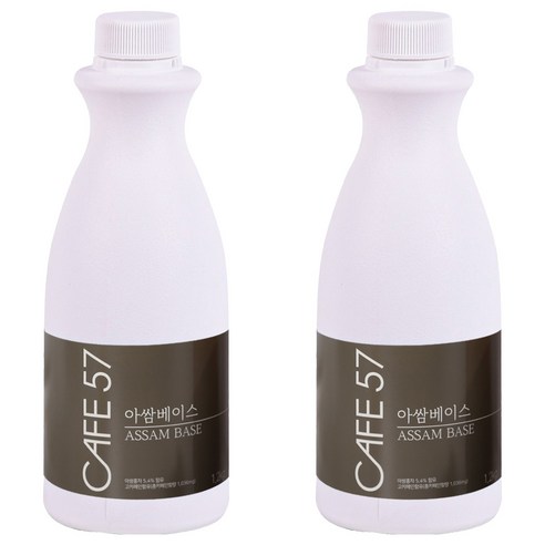 카페57 아쌈 베이스 가당, 2개, 1.2kg