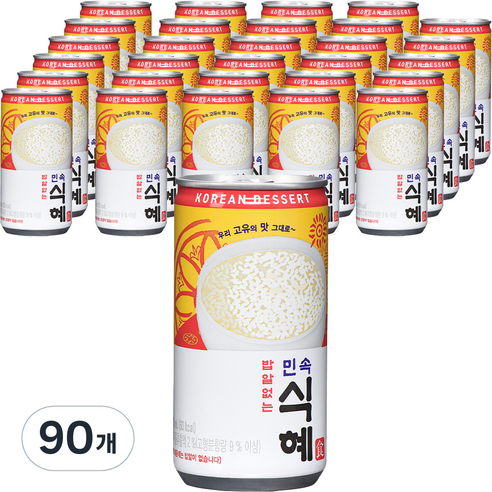 일화 밥알없는 민속식혜, 175ml, 90개