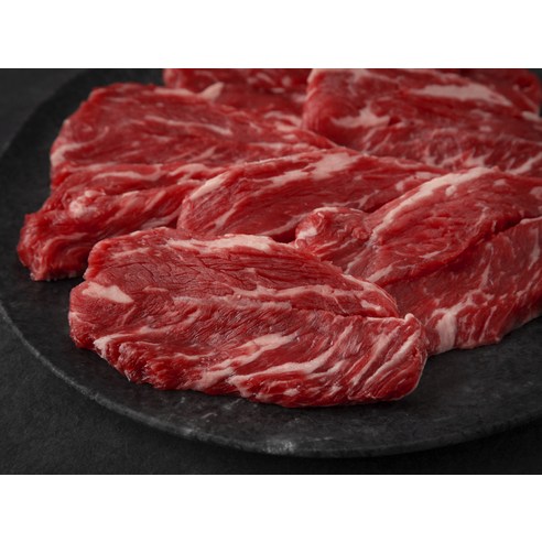 미국산 꽃갈비살 마블링