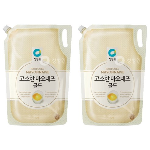 청정원 고소한 마요네즈 스파우트, 3.2kg, 2개