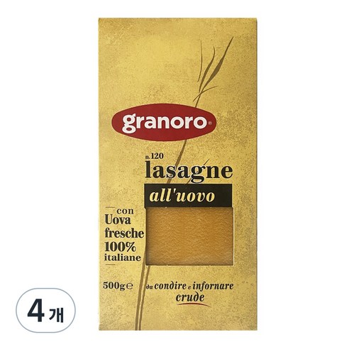그라노로 라자냐 계란, 500g, 4개