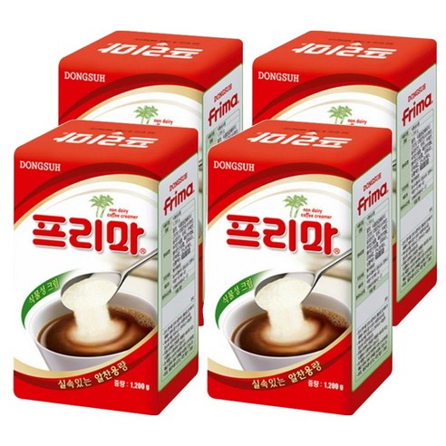 Frima 식물성크림 프리마, 1.2kg, 1개입, 4개