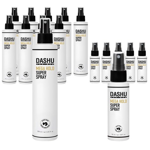 다슈 포 맨 프리미엄 메가 홀드 슈퍼 스프레이 250ml 2p + 50ml, 50ml, 5개