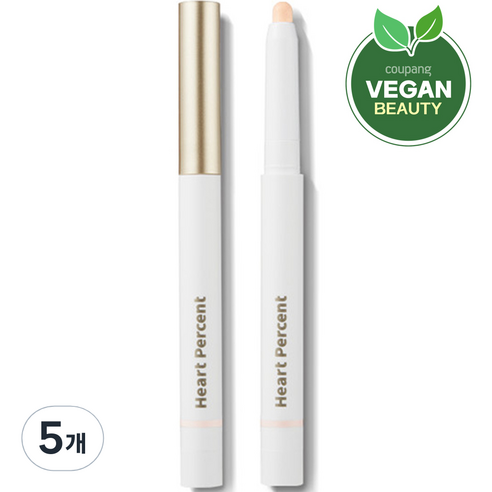 하트퍼센트 도트 온 무드 립펜슬 0.8g, #11 소프트글로우, 5개